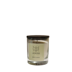 AROMATIC NATURAL CANDLE - LACROSE. White Musk 200g