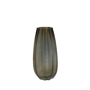 FLORERO VIDRIO AHUMADO